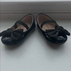 Black Bow kids Shoes
